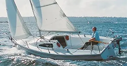 Small sailboat for beginners